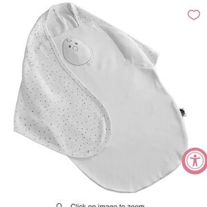NIB - Nested Bean - Zen Swaddle Classic - 0 to 6 months - Stardust Grey